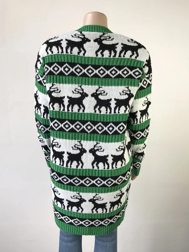 Noise Reduction Design Winter Women 2019 Invierno Cardigan Knitted Sweater