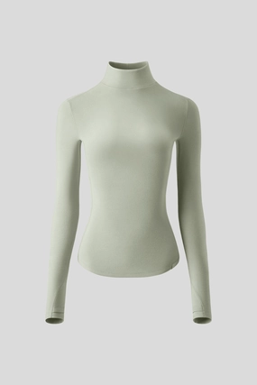 Anti Odor Technology ThermaFlex - Women's Slim-Fit High-Warmth Turtleneck Top