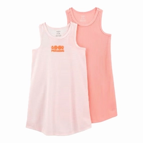 Data Mode Girls' 2-Piece Striped Nightgowns 3S406910