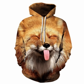 3D Digital Print Brown Lion King Sweatshirt Comfy Outfit