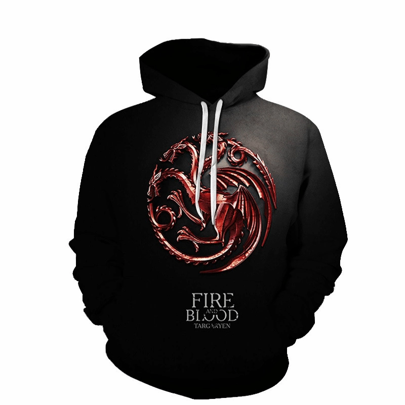 Versatile Design product industry position Spring and Autumn Fashion Casual Hooded Sweater 3D Digital Printing Trend Top Baseball Uniform