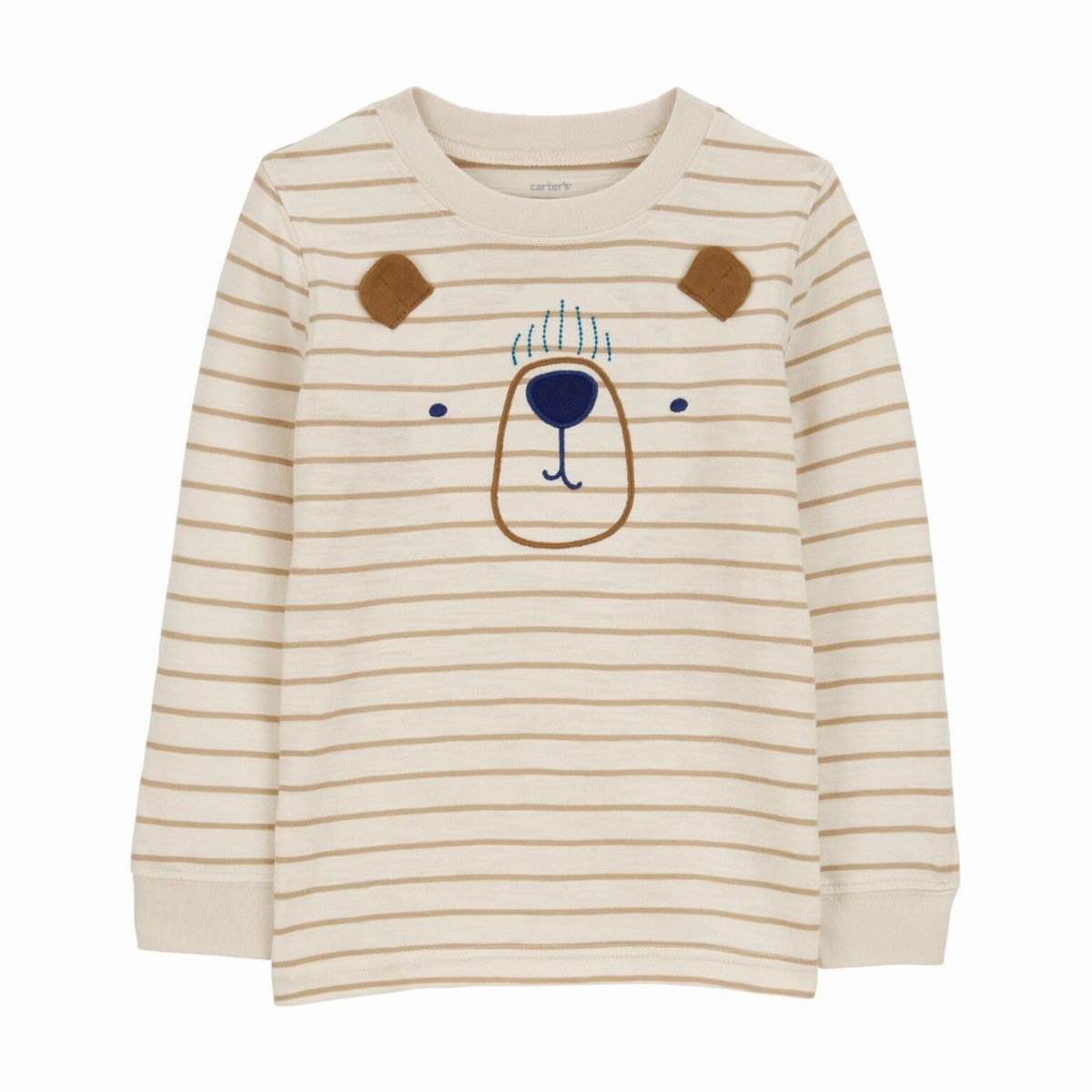 clean look Toddler Boys' Bear Striped Graphic Tee 2S012610