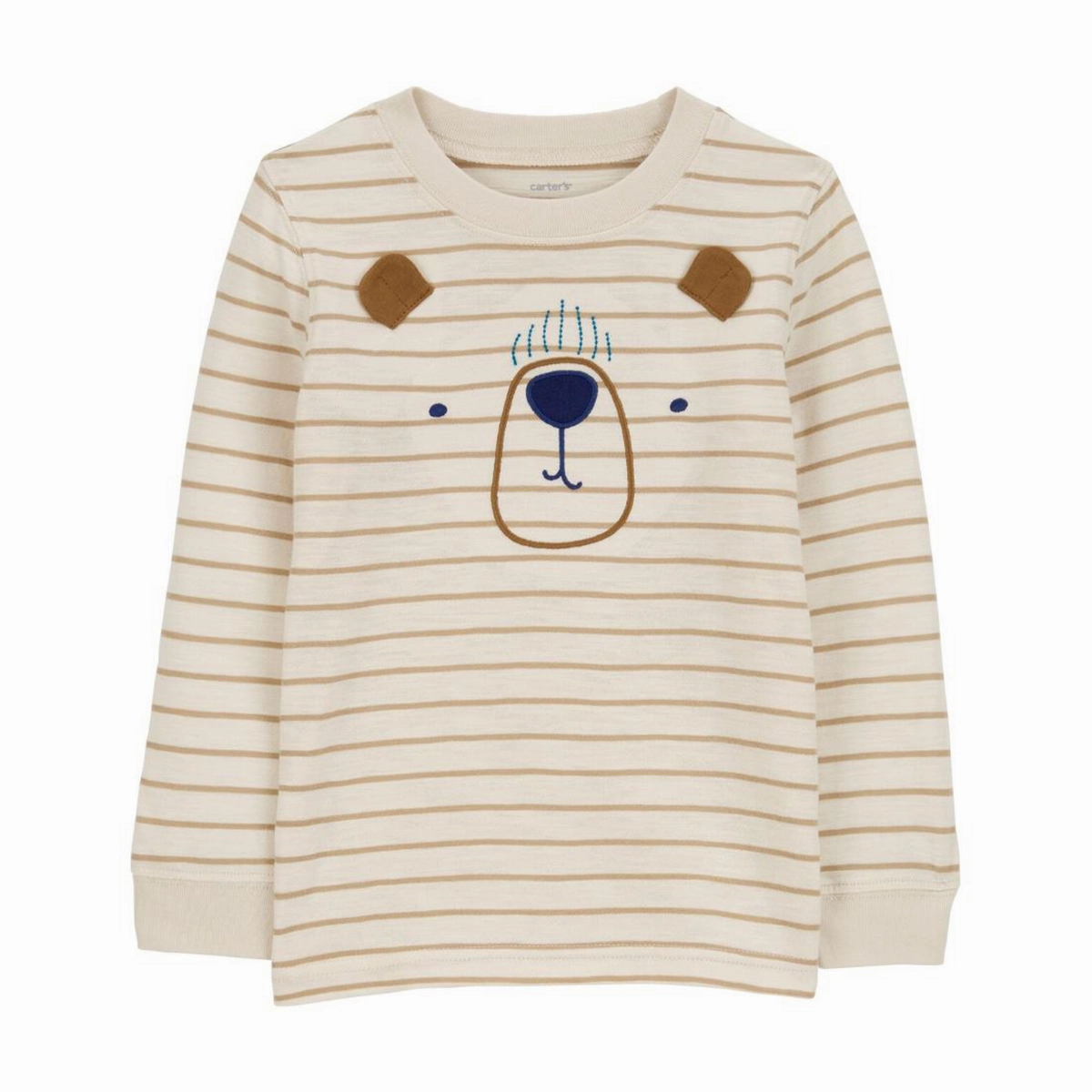 Toddler Boys' Bear Striped Graphic Tee 2S012610 LightweightDesign