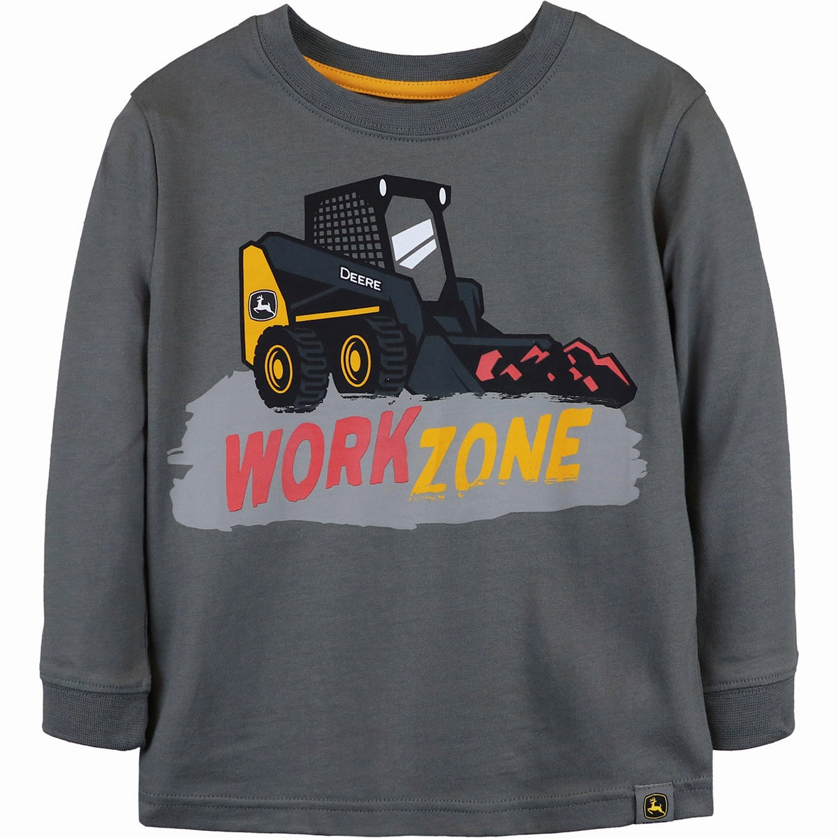 CompactPackability Lightweight clothing Toddler Boys' Long-Sleeve Work Zone Tee J4T549HT
