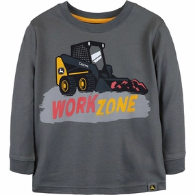 Layer Play LightweightWeave Toddler Boys' Long-Sleeve Work Zone Tee J4T549HT