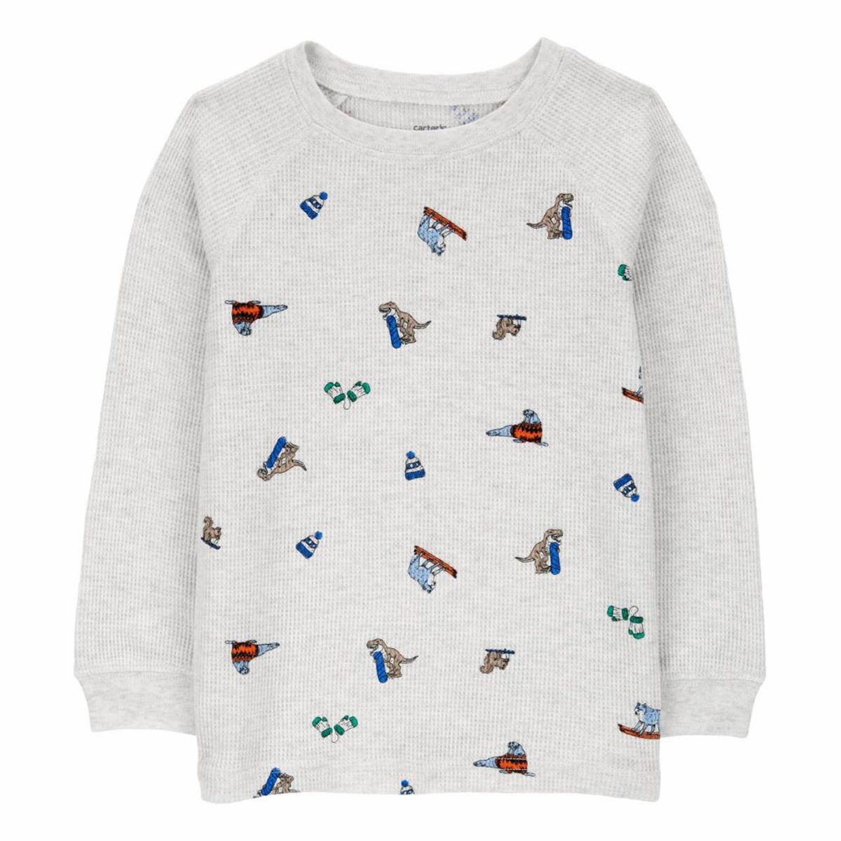 Toddler Boys' Winter Animals Thermal Graphic Tee 2S028210 Energy Ease Earth Glow