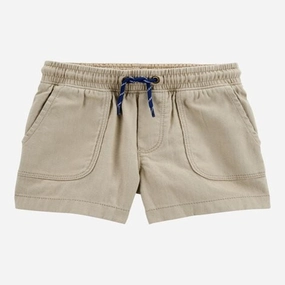 Toddler Pull-On Twill Shorts - Khaki 2S826210-260 Retro cool Collapsible Hood