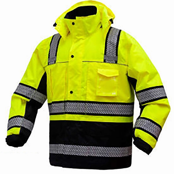 Relaxed Look TaglessNeckline High Vis Class 3 Waterproof Parka 8505