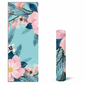 Stylish Fit Quick Dry Camping Gear Suede TPE Yoga Mat Eco Friendly Non SlipWorkout Mat for Yoga Pilates Home Fitness