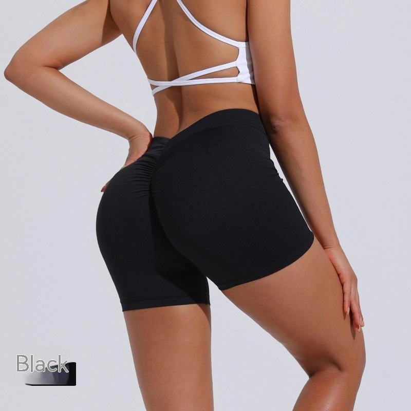 Women's Nylon Tight Shorts Training Sports Running WaterResistantTrim theme park