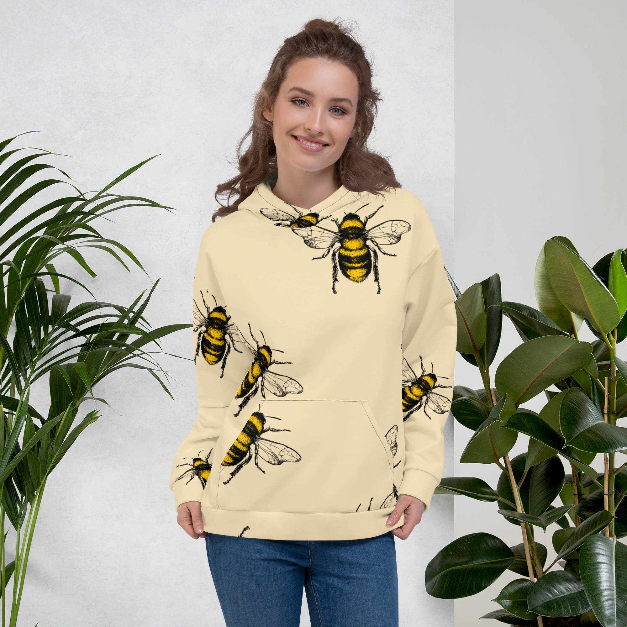 UniBizz Hoodies Comfortable Buttons