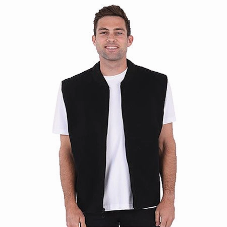 Men's Quilt Lined Cotton Vest V6021 EcoFriendly Dye