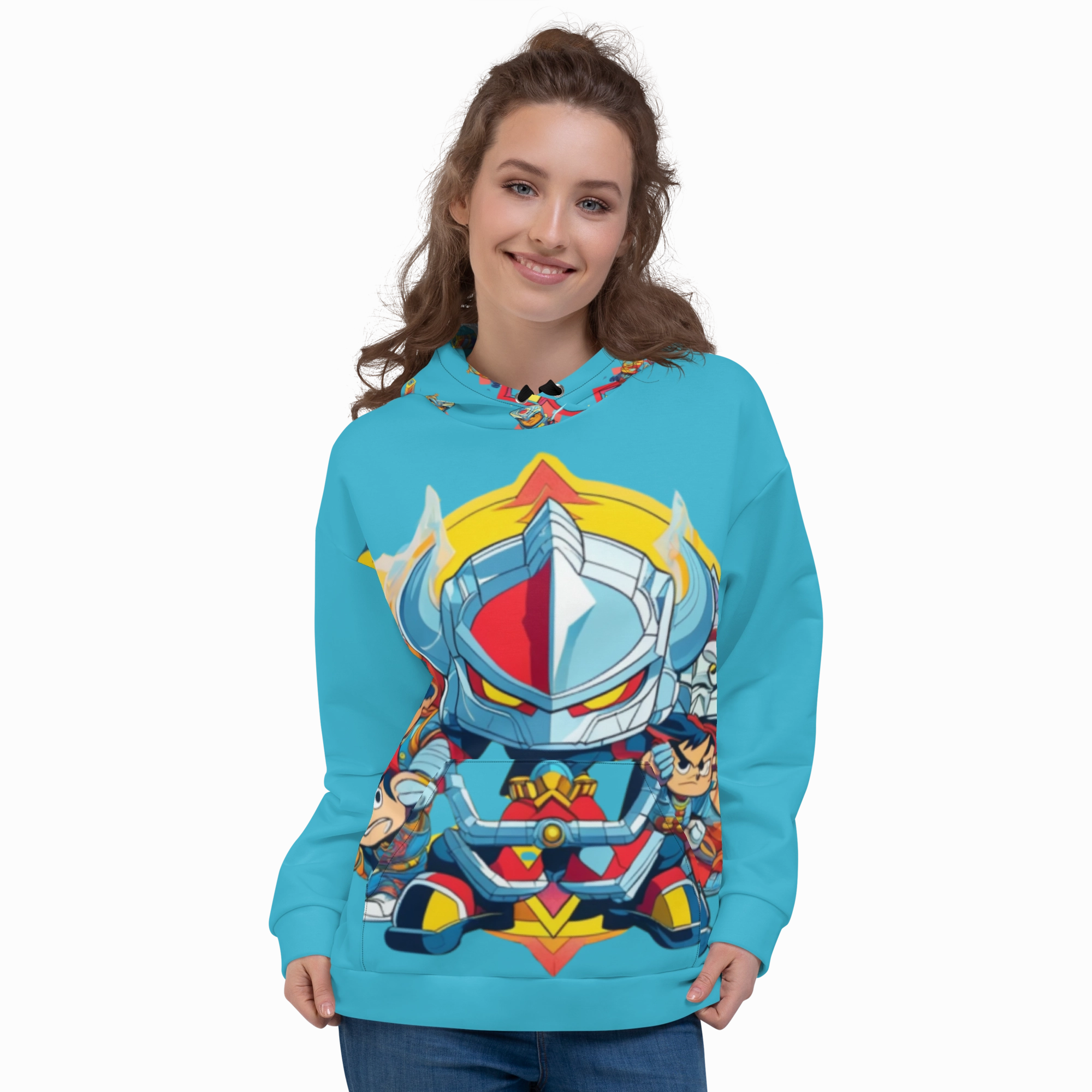 Baggy fit Heat resistant All Bull Hoodie