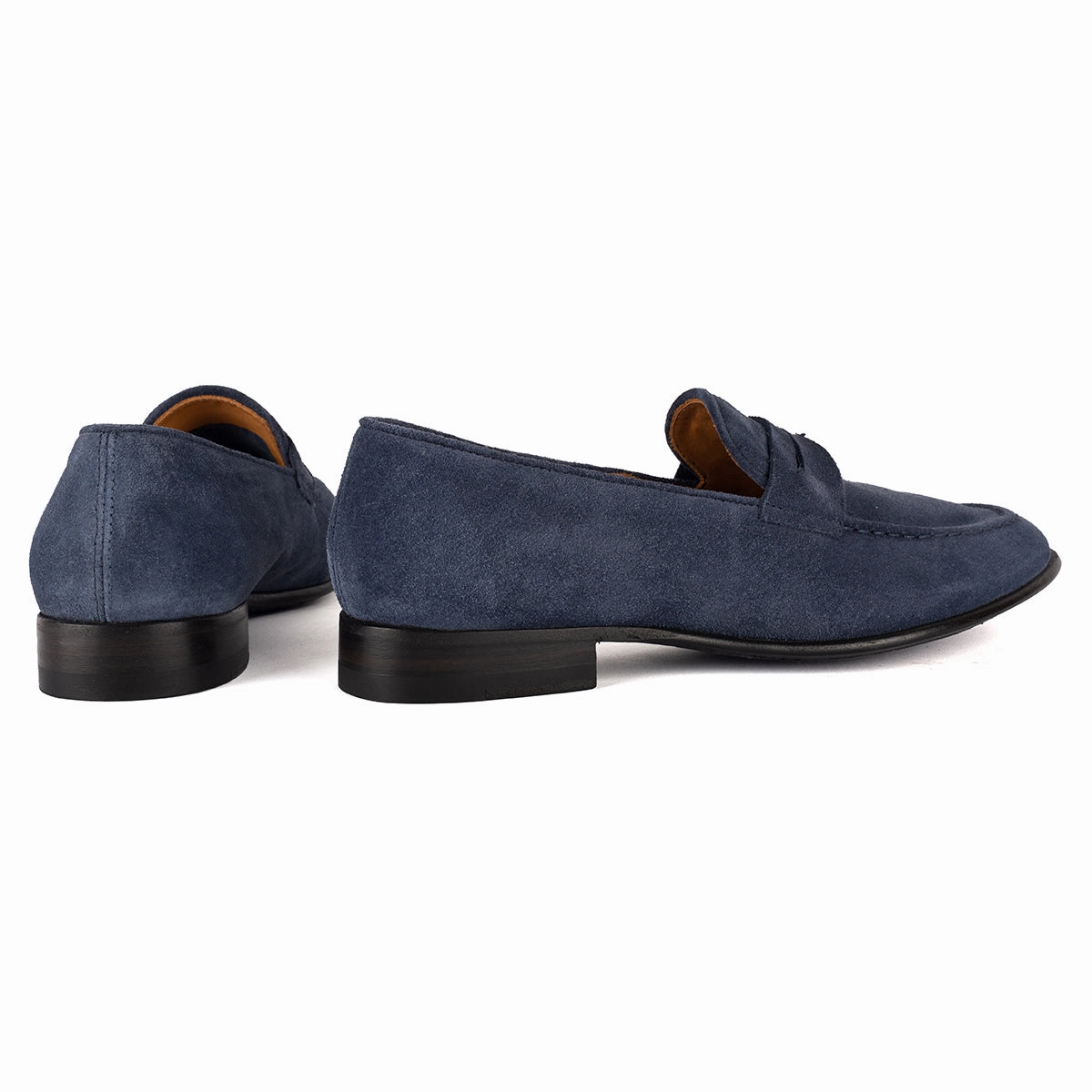 JANET 80013<br>Denim suede loafers Daily Explorer