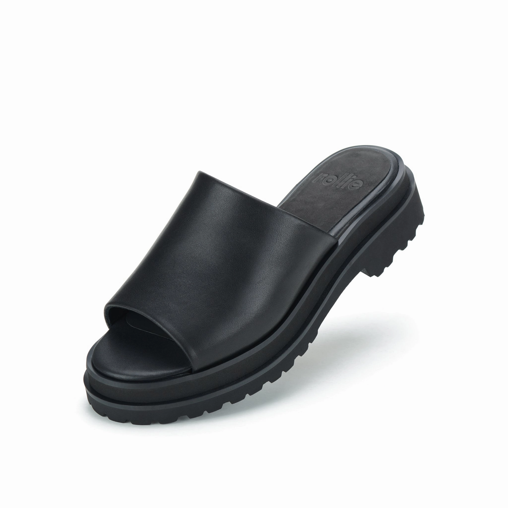 Gentle Walk Clean Silhouette Slide Step All Black