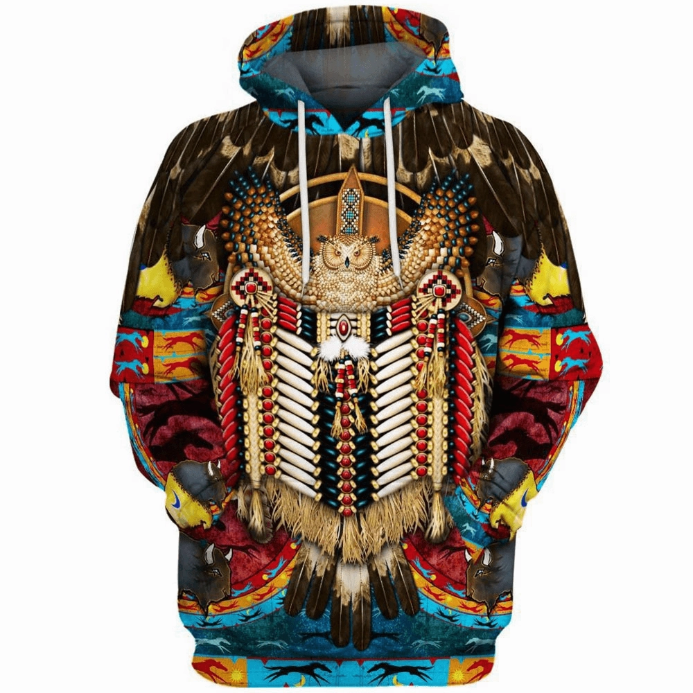 Fresh Minimal Fashionably Casual Digital Print Loose - Fitting Hoodie