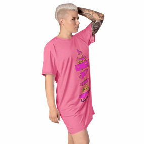 rollable Road to Success T-shirt dress