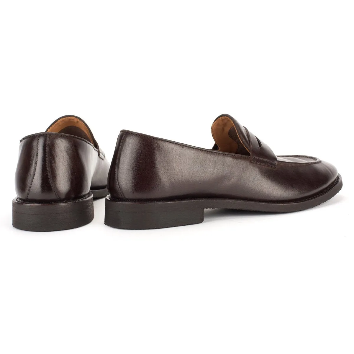 XAVIER 53022<br> Mahogany loafers Calm Mood