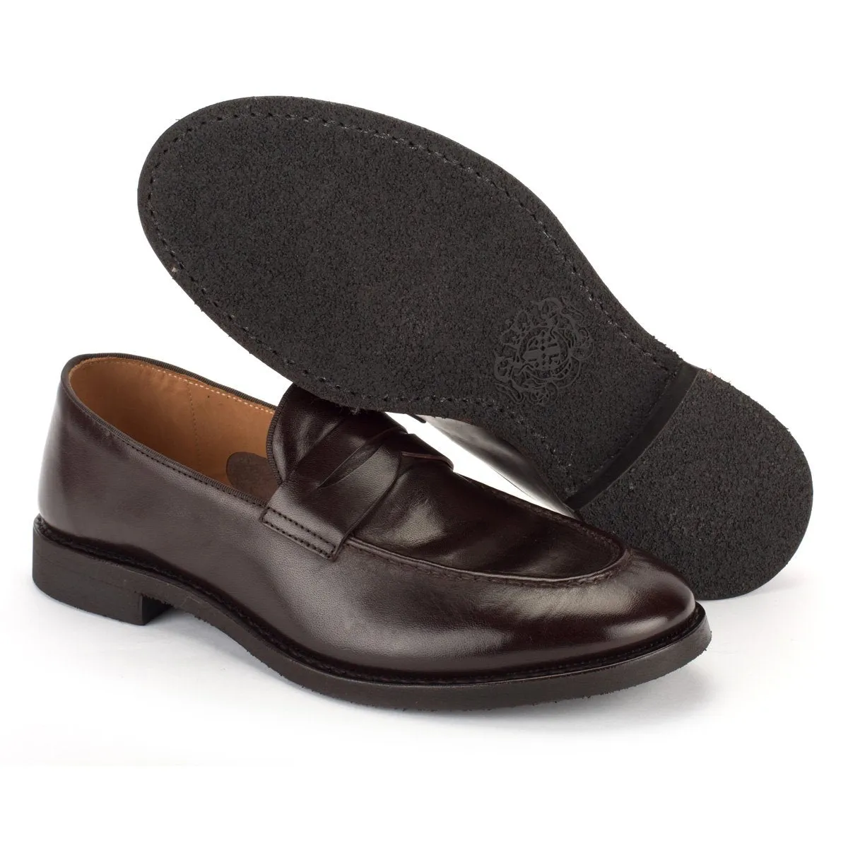 XAVIER 53022<br> Mahogany loafers Soft Pressure Subtle Form