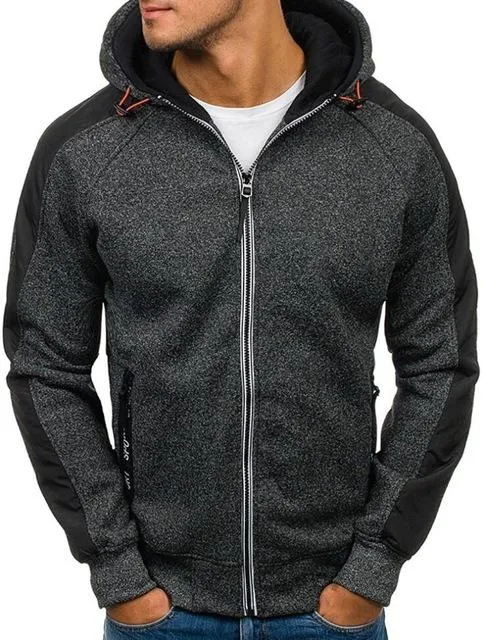 Active Wear Fit West Louis? Hoodies Men Zipper Sweatshirt