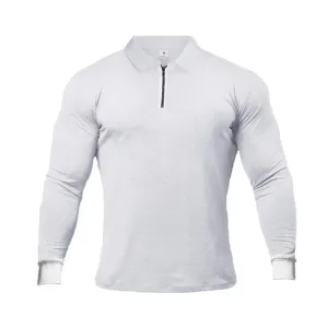 West Louis? Long Sleeve Men Cotton Casual Golf Shirts Smart Comfort