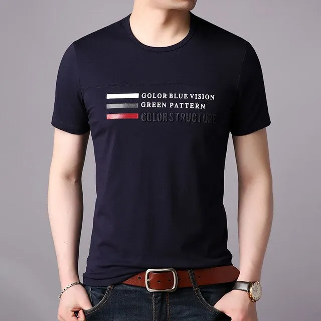 West Louis? O-Neck Streetwear Summer Cotton Tshirt Timeless Wear Formal Style