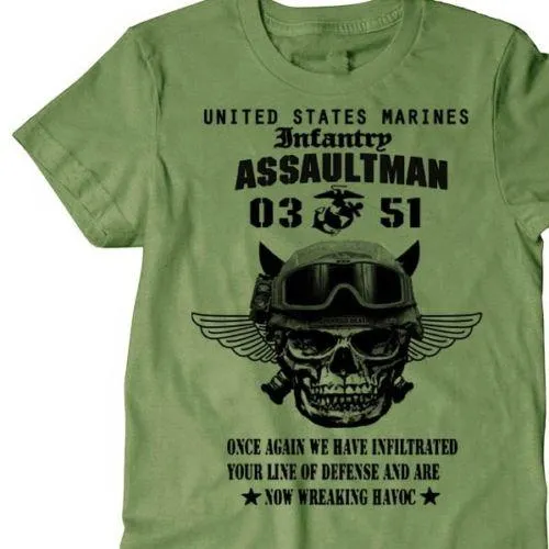 Yoga class Classic Style Trend West Louis? US Marines Infantry Assaultman T-Shirt