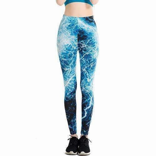 WEST BIKING Yoga Pants Athleisure High Waist legging 3D Printed Harajuku Elastic Fitness Leggings Women Pants Push Up Yoga Pants Cosmetics Layering Options