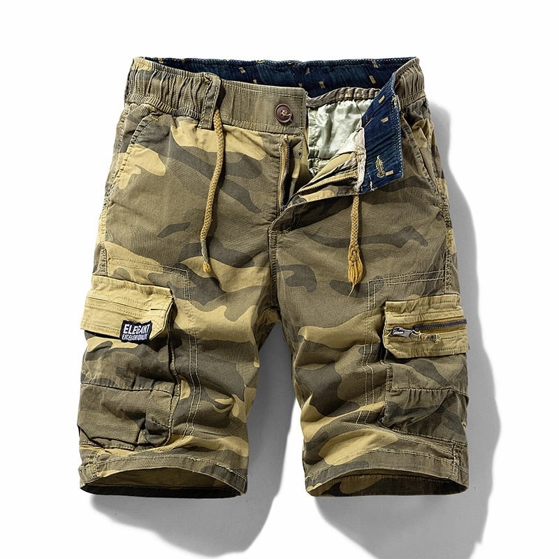 TemperatureRegulating West Louis? Bermuda Style Meets Practicality: Men's Camo Cargo Shorts for 2023