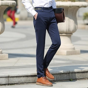 Simple Layering West Louis? Brand Straight Business Casual Pants