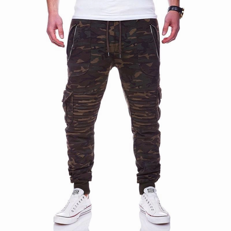 West Louis? Casual Camouflage Sweatpants Trousers NonRestrictive Fit