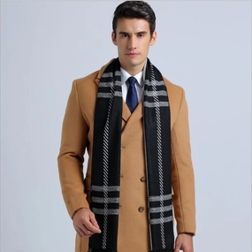 West Louis? Design Plaid Cotton Luxury Wrap Scarf Warm Tracksuit Lean Glow