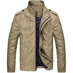 West Louis? Designer Business-Man Windbreaker Jacket Unique Cut ShapeRetentionCloth