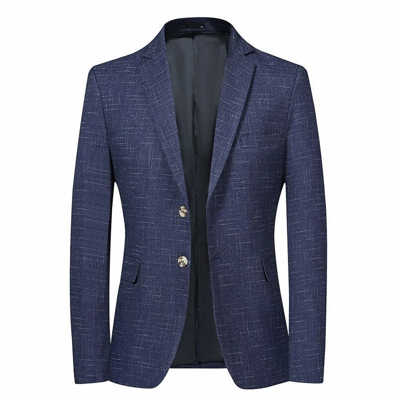 West Louis? Designer England Style Business-Men Blazer Unique Texture