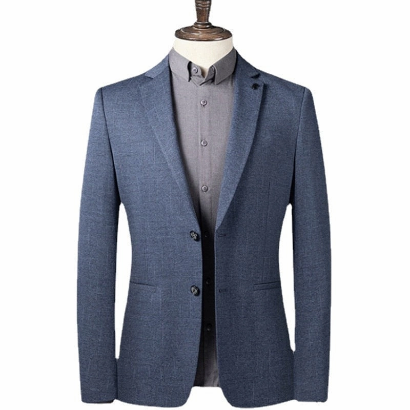 quick dry Silk Touch West Louis? Executive Style Single-Breasted Blazer