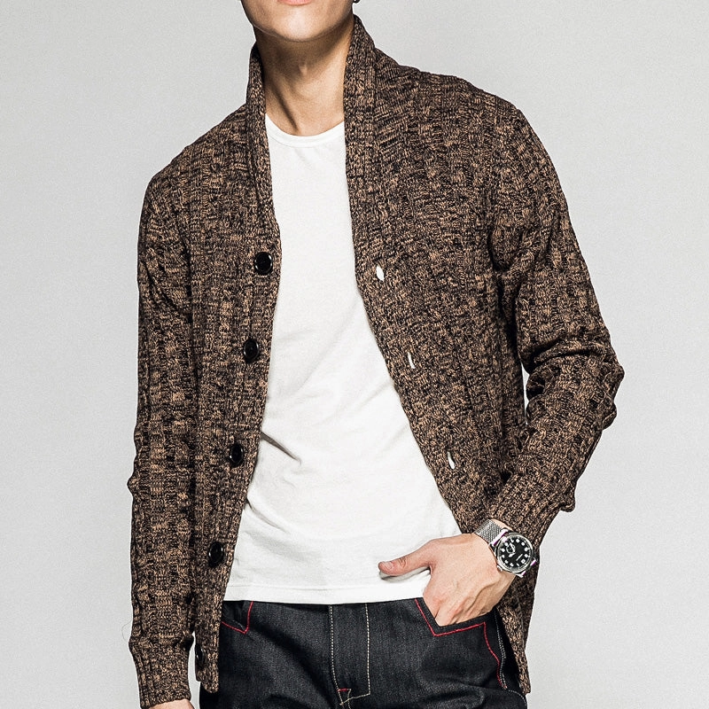 StainRepellentSurface Daily Fit West Louis? Fashion Autumn Knitted Sweater Buttom Cardigan