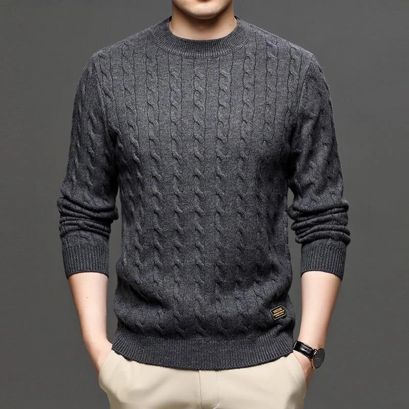 VersatileStyle West Louis? Fashion Knitted Jumper O-Neck Pullover Sweater