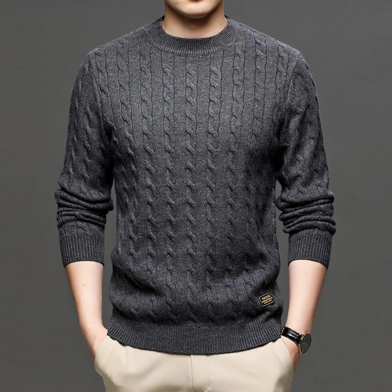 Star Fit West Louis? Fashion Knitted Jumper O-Neck Pullover Sweater