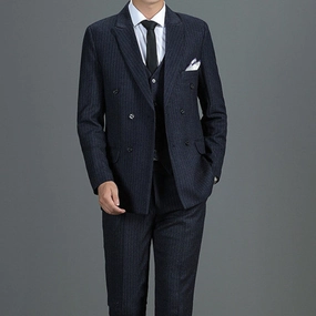 Fit For Comfort Stylish Design West Louis? High End Business-Men British 3 Piece Suit