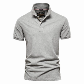 West Louis? Men Classic Cotton Business Polo Shirt Smart Comfort