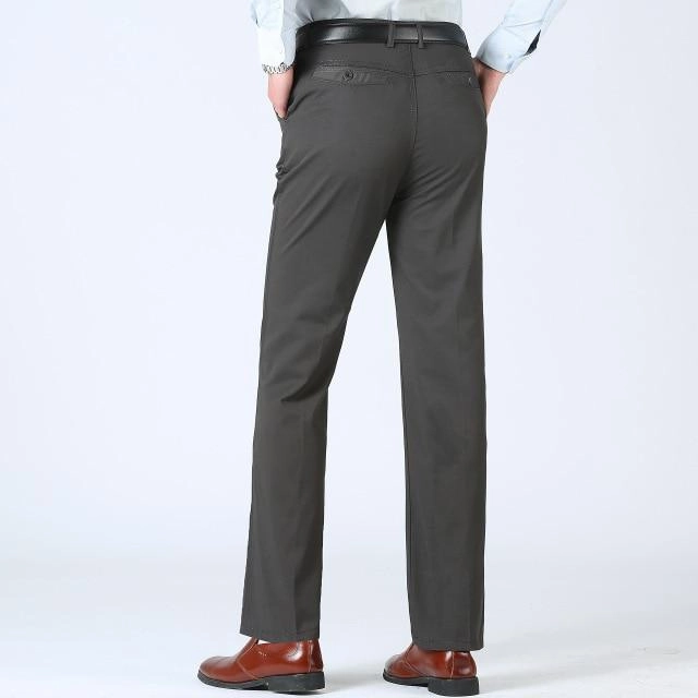 Warm Pullover West Louis? Men Classic Loose Business Elegant Trousers