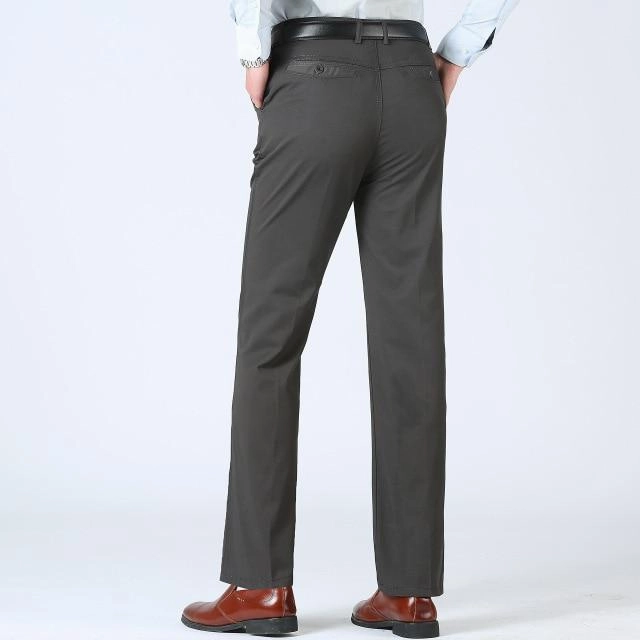 Lake Glow Meta Mood West Louis? Men Classic Loose Business Elegant Trousers
