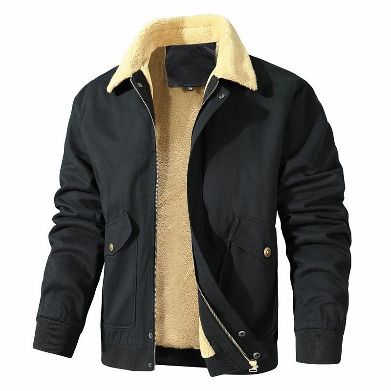 MultiLayerSystem West Louis? Men Tactical Style Fleece Bomber Jacket