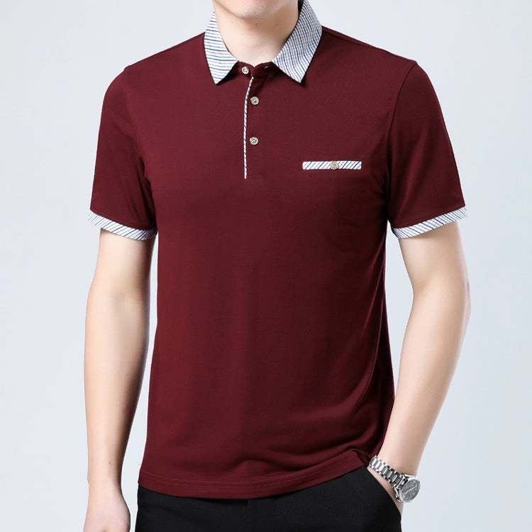 West Louis? Short Sleeve Polo Shirt Summer Casual