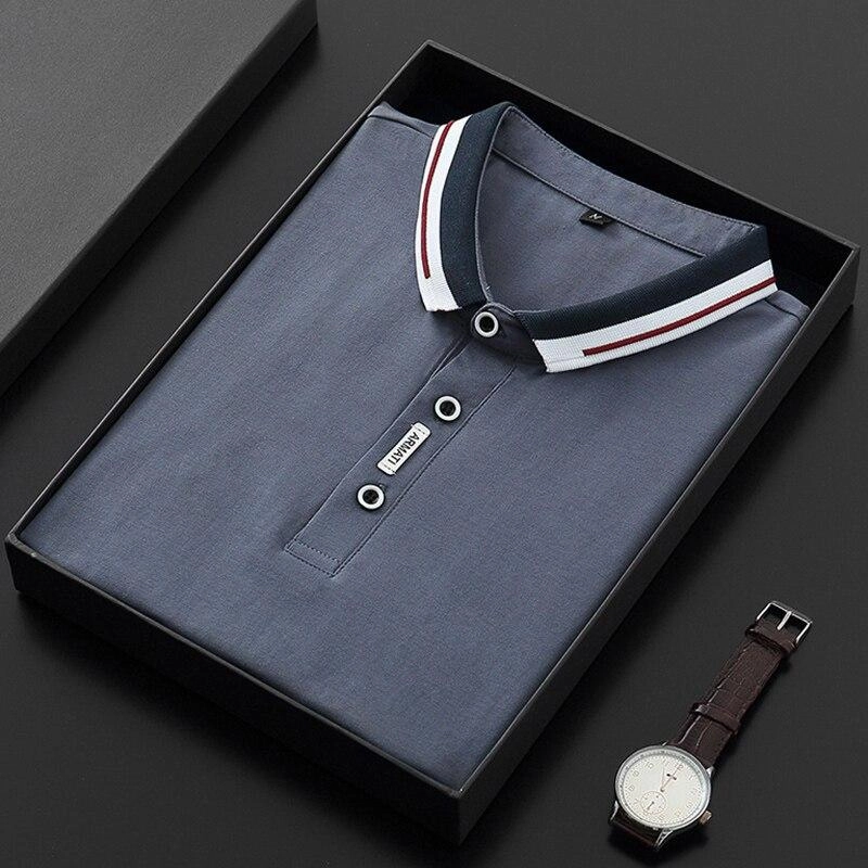 West Louis? Short Sleeved Cotton Fashion Polo Shirt Summer Golf