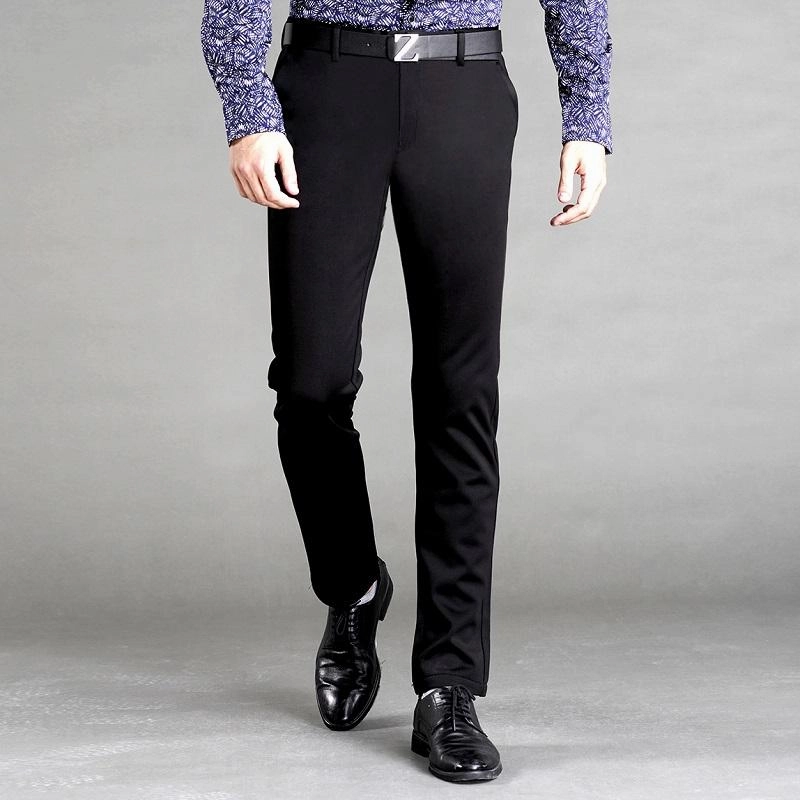 West Louis? Slim Elastic Soft Dress Pants AntiPillingCloth