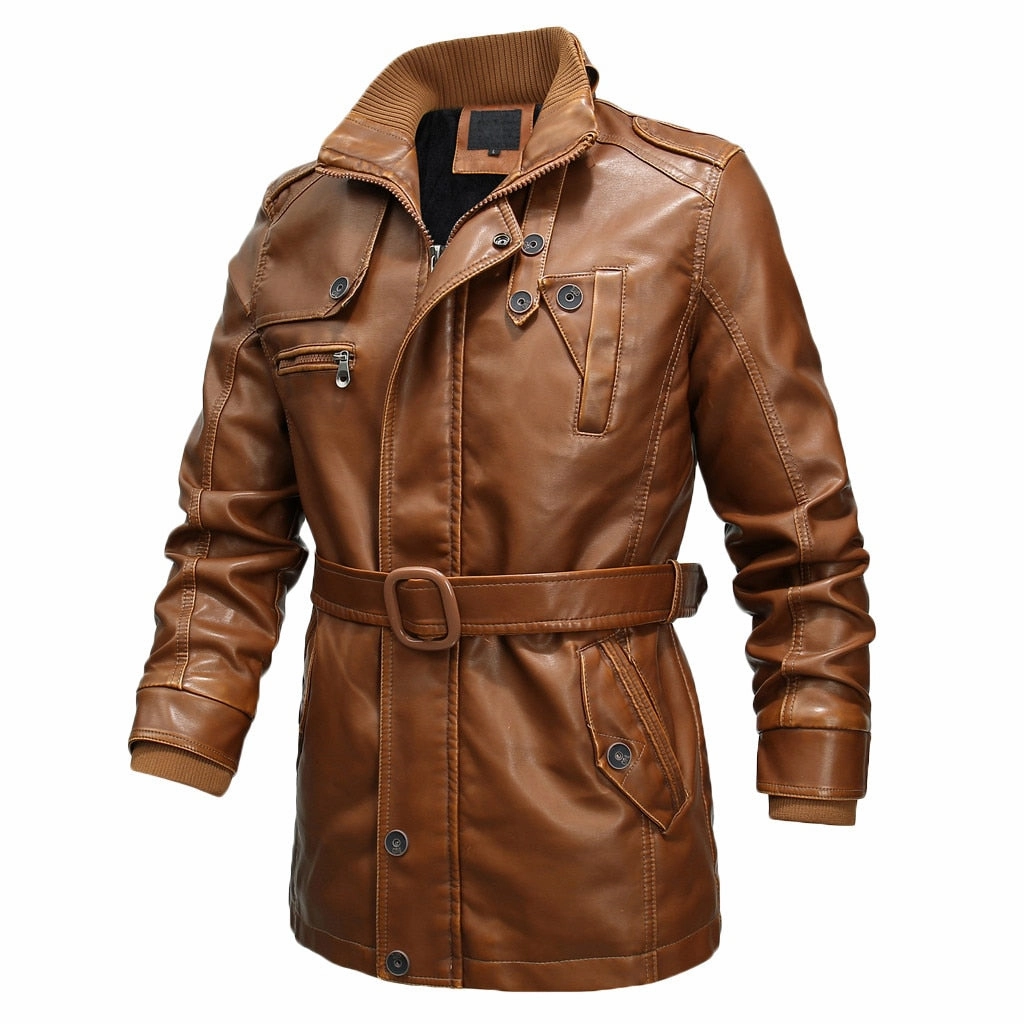 Modular Attachment System Soft Fabric West Louis? THE Greedy Gentle Season Leather Coat