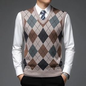 Essential Knit West Louis? Warm Woolen Sweater Vest