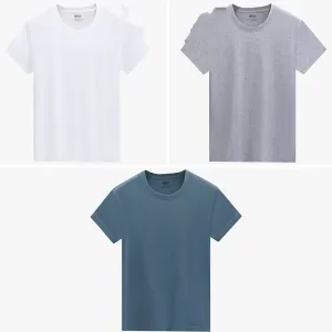 Soft Lining White short sleeve t-shirt men