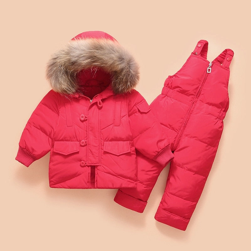 Temperature Regulating Tech Winter Baby Boys Snowsuits 2020 Children's Down Jacket